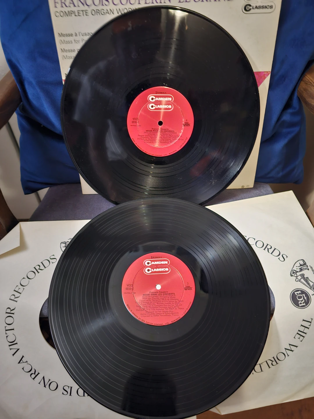 Francois Couperin Complete Organ Works Vinyl Record RCA Camden - photo 4