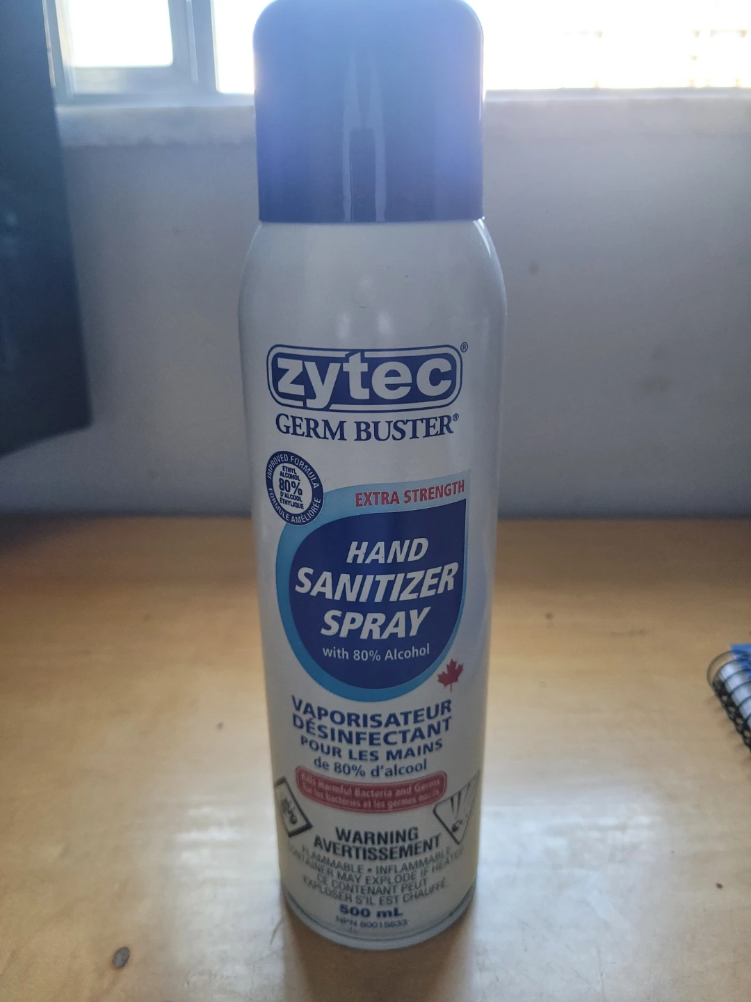 Zytec Germ Buster Extra Strength Hand Sanitizer Spray