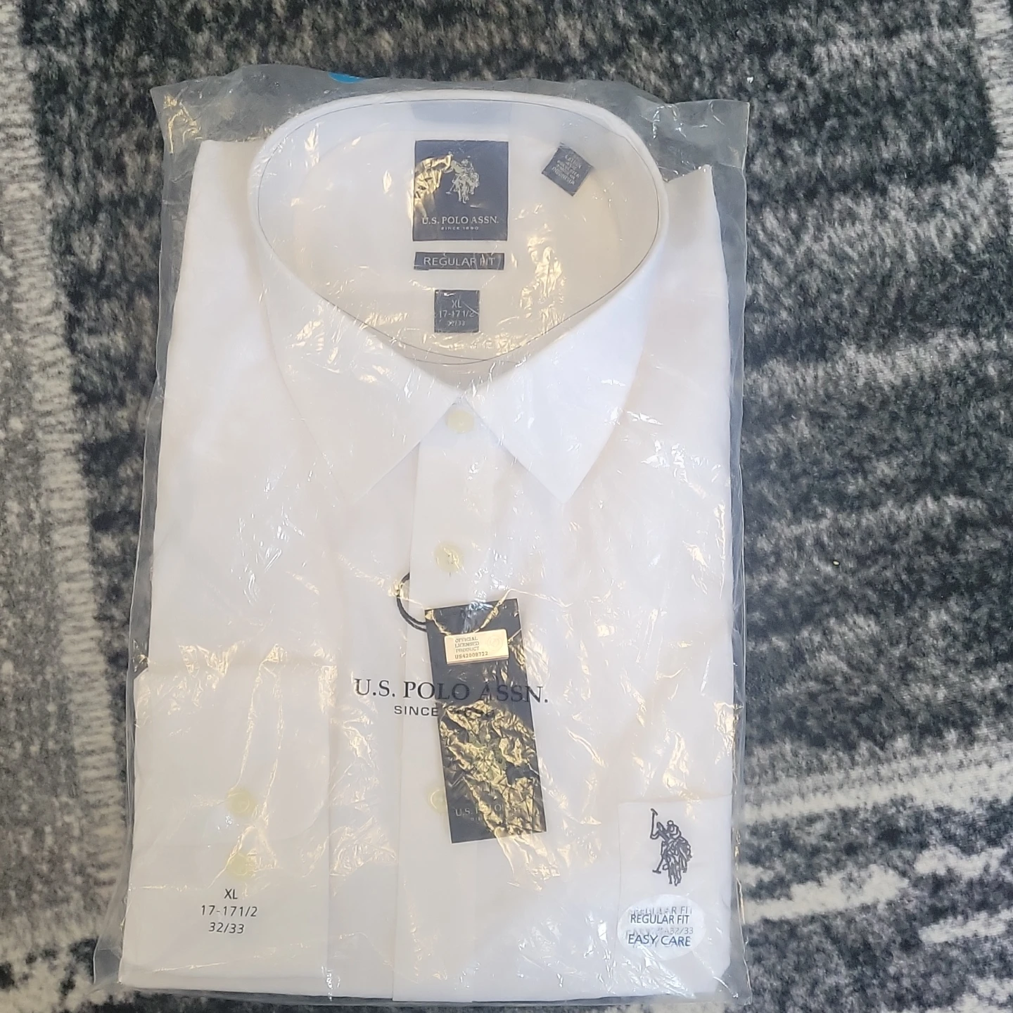 U.S. Polo Assn. Regular Fit Dress Shirt XL White