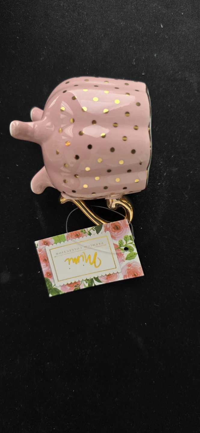 Mimi Collection Pink Polka Dot Mug - photo 2