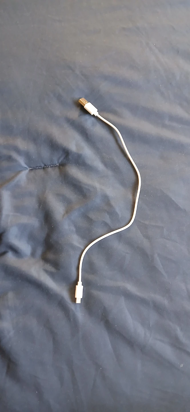 White USB Cable
