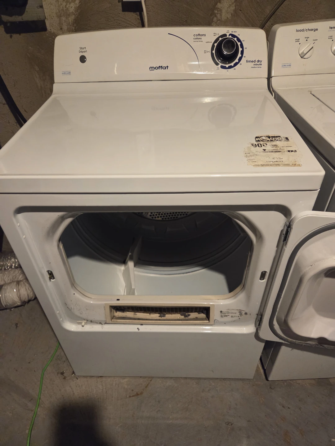 Washer and dryer