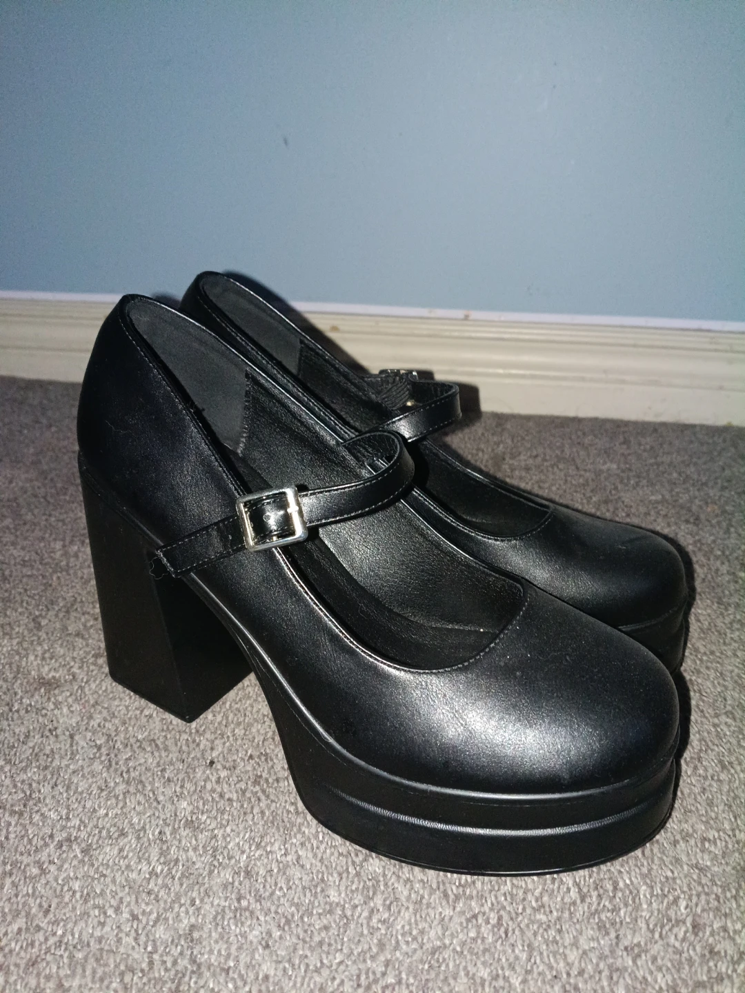 Black Platform heels - photo 2