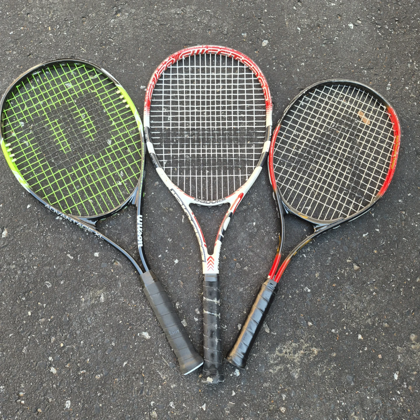Used Wilson Advantage XL & 2 More Tennis Rackets - photo 2
