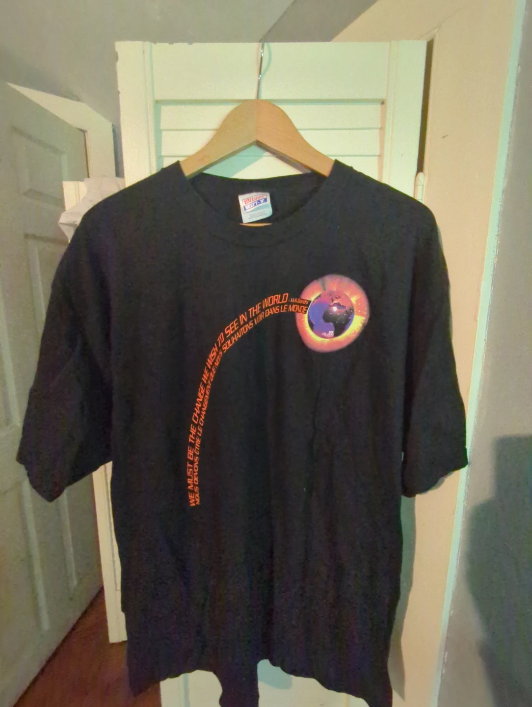 Vintage Hanes Beefy YMCA World Peace Week 2002 T-Shirt