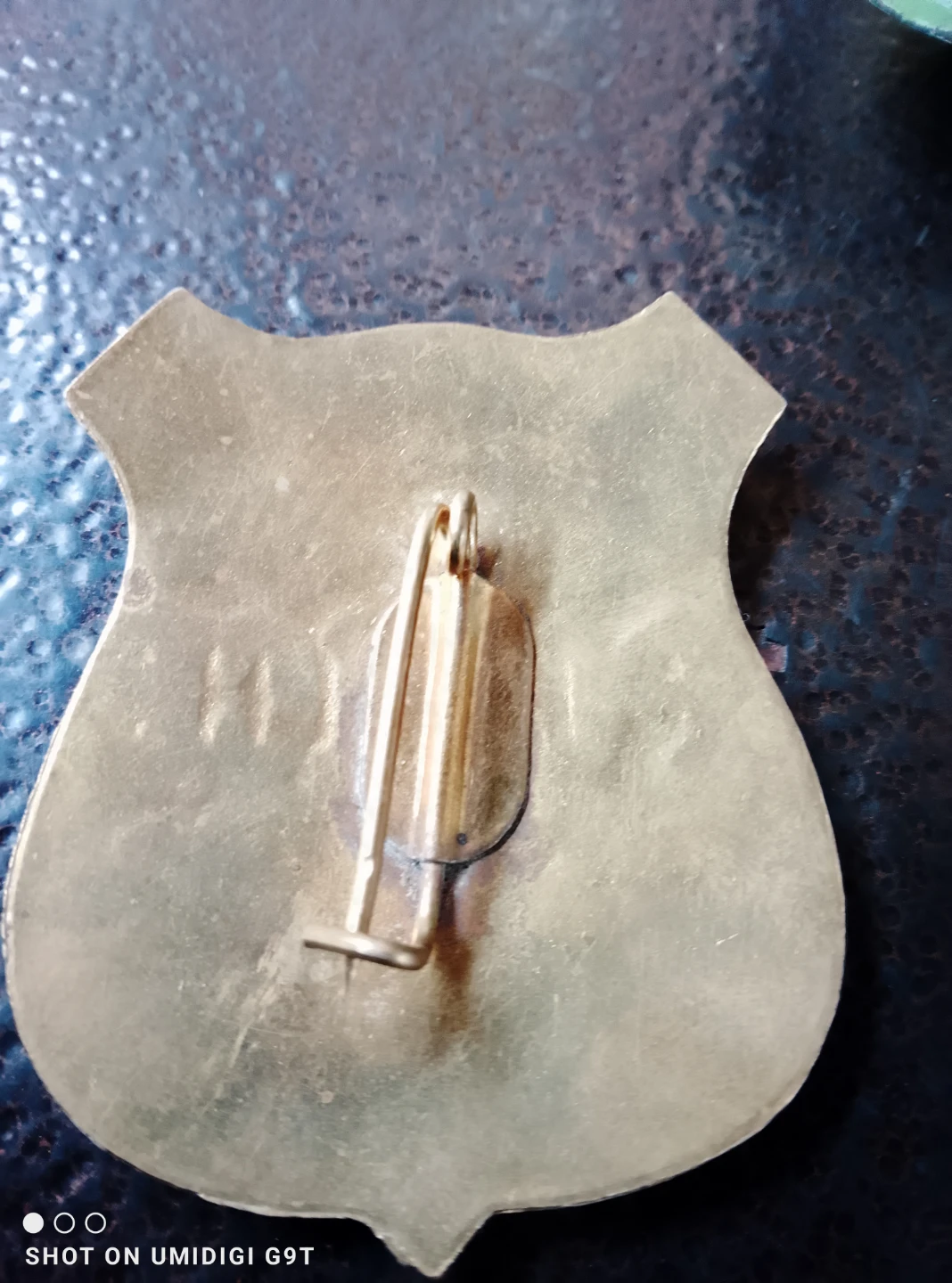 Vintage Brass Police Badge - photo 3