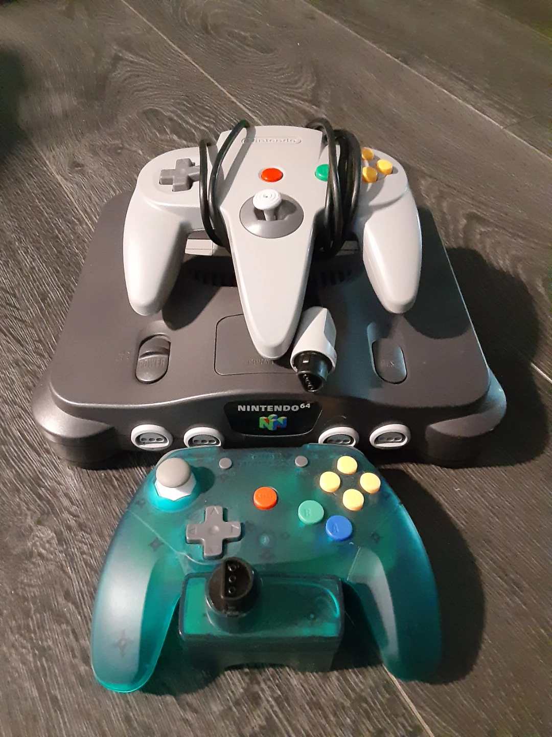 Nintendo 64 Console with Controllers and Power Adapter - photo 2