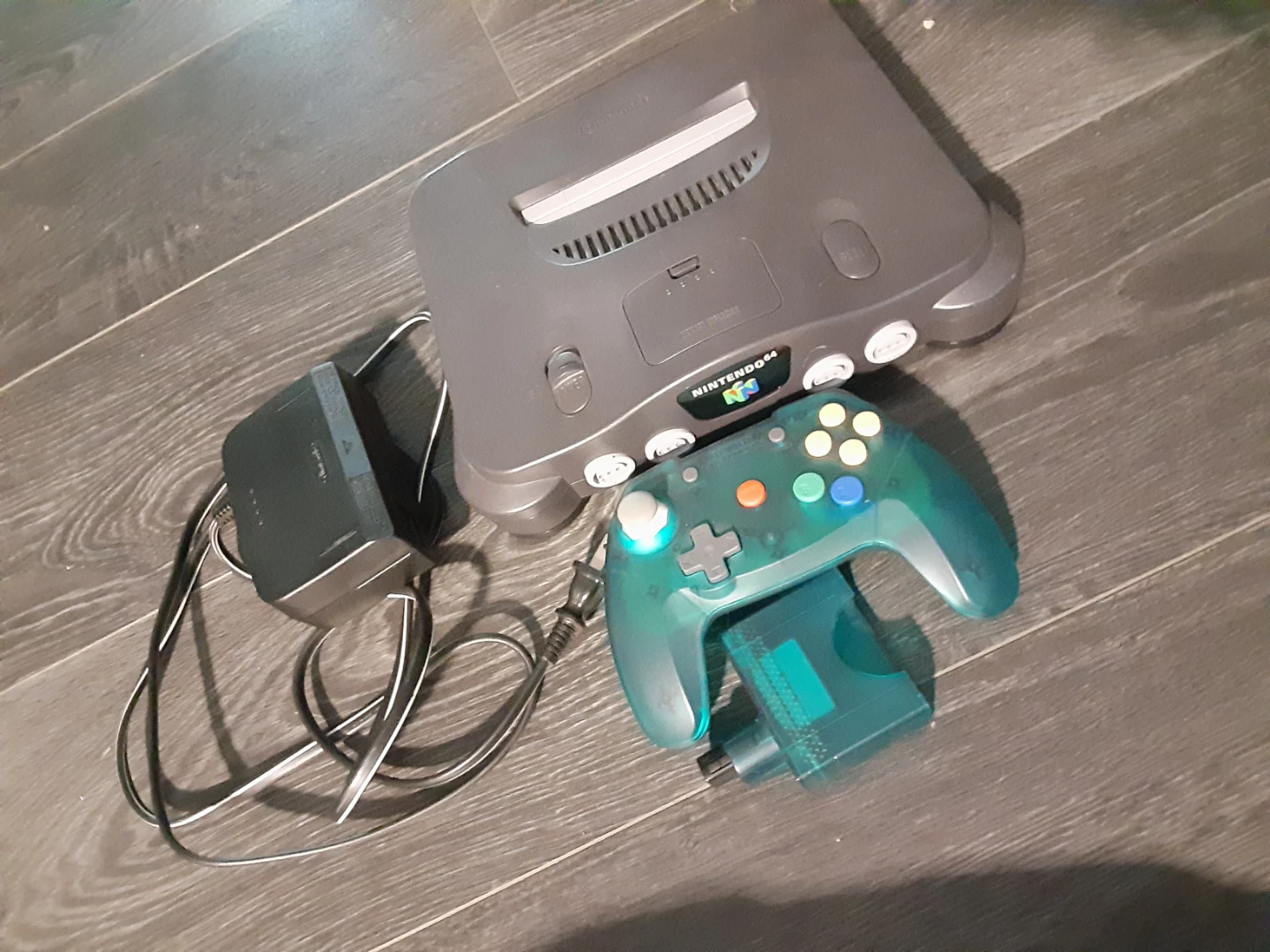 Nintendo 64 Console with Controllers and Power Adapter - photo 3