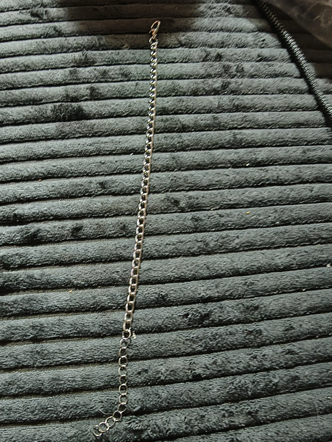Silver-tone chain bracelet