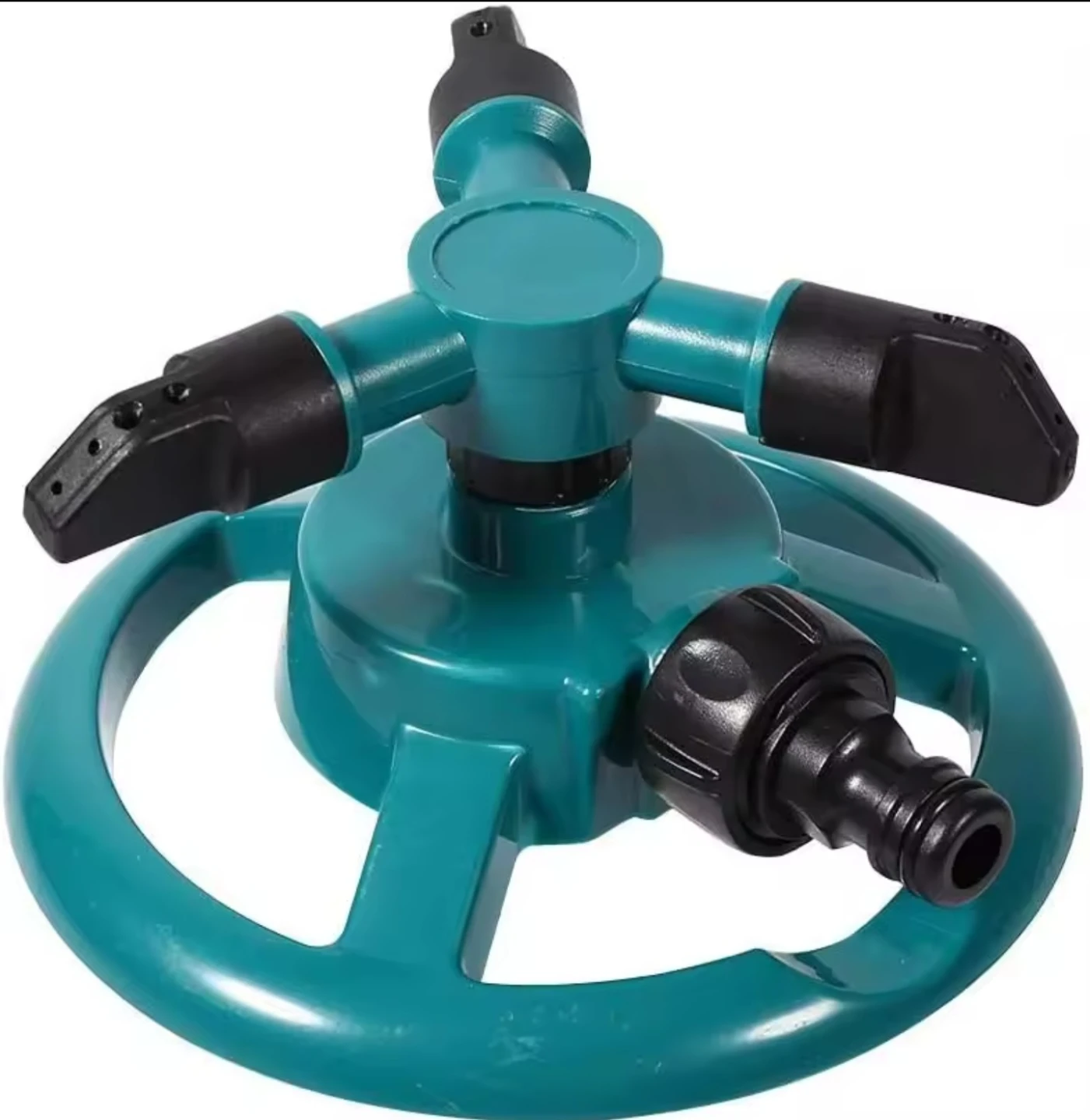 Turf Sprinkler with Rotating Nozzles