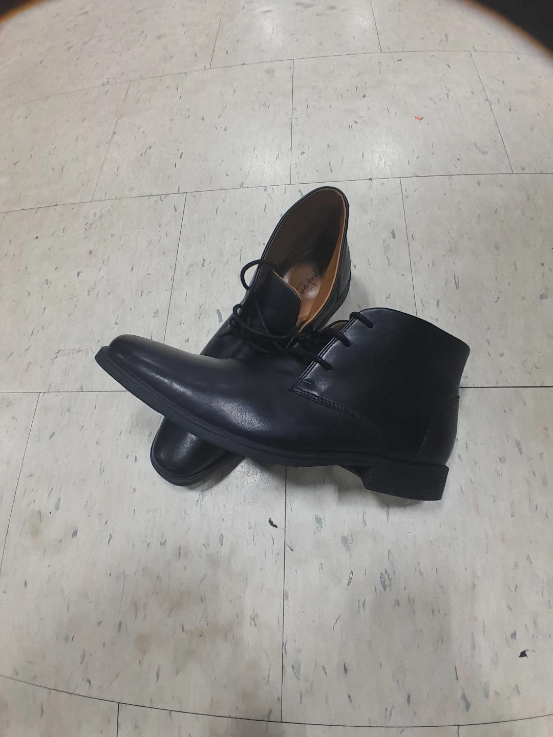 Black Leather Chukka Boots  Original Clark's Men's Size 10.5 - photo 2