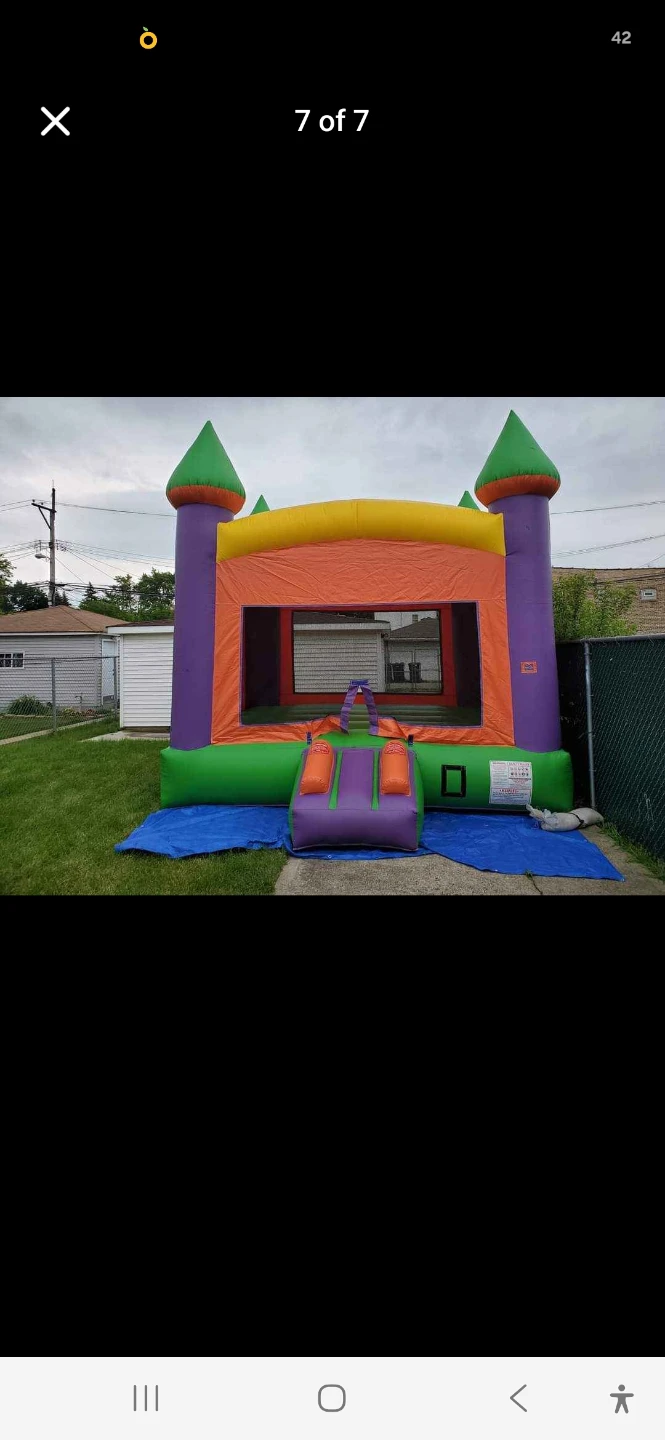 Inflatable Bounce House chairs & tables - photo 4