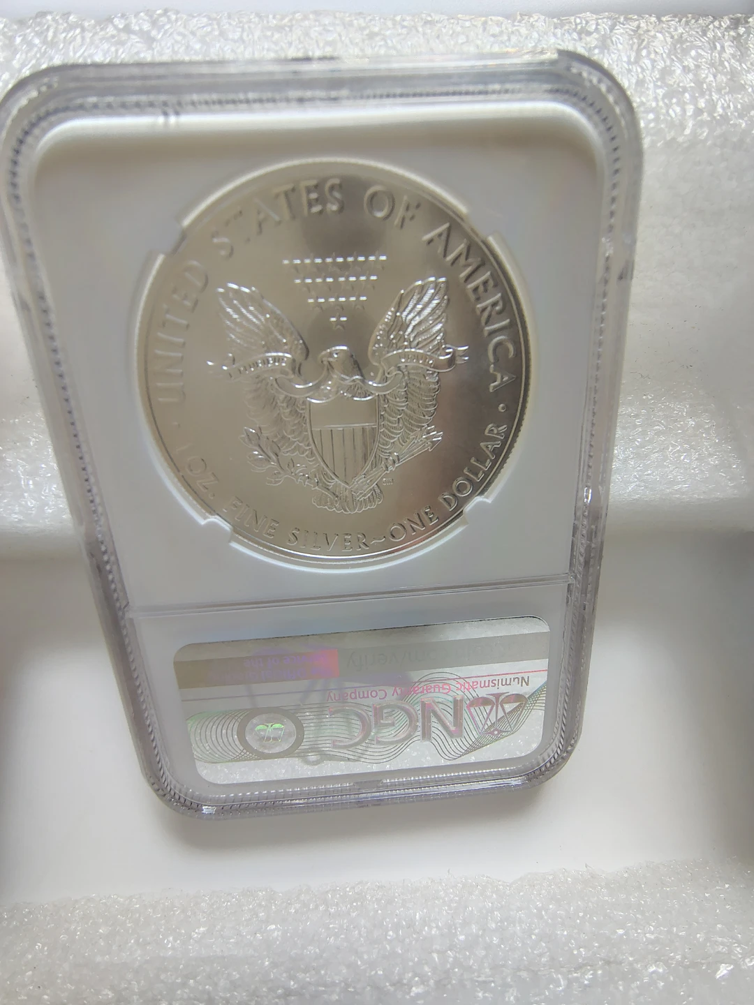 2021 American Silver Eagle T-1 MS 69 NGC - photo 3