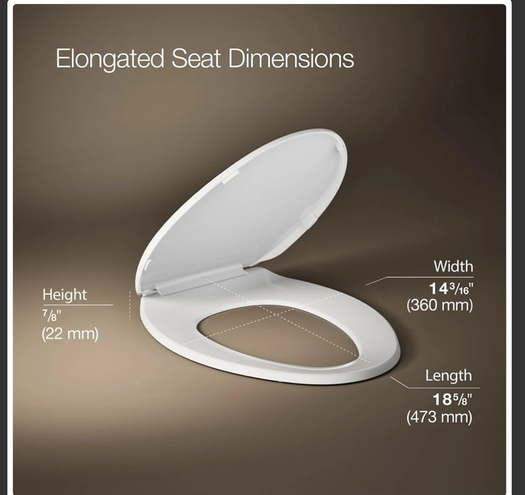 KOHLER WELLWORTH  ELONGATED TOILET - photo 3