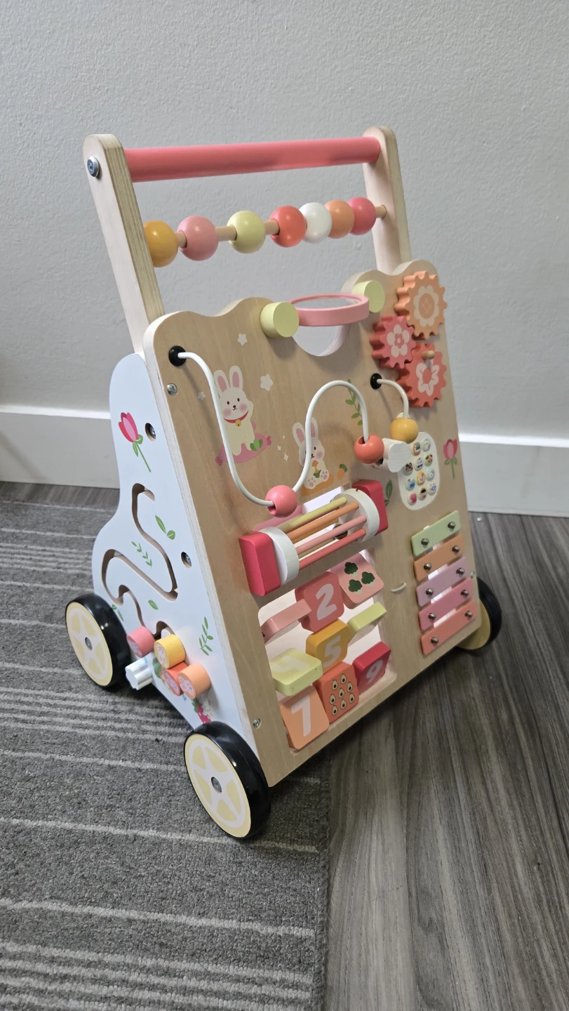 Wooden Activity Walker for Toddlers - photo 2