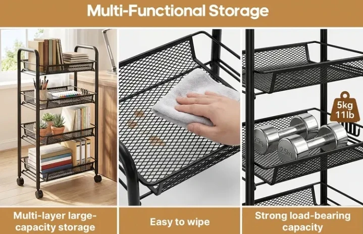 (BRAND NEW) Multi-Functional 5-Tier Storage Cart - photo 4