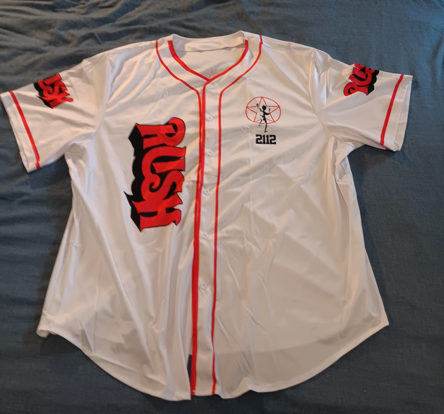 RUSH baseball jersey