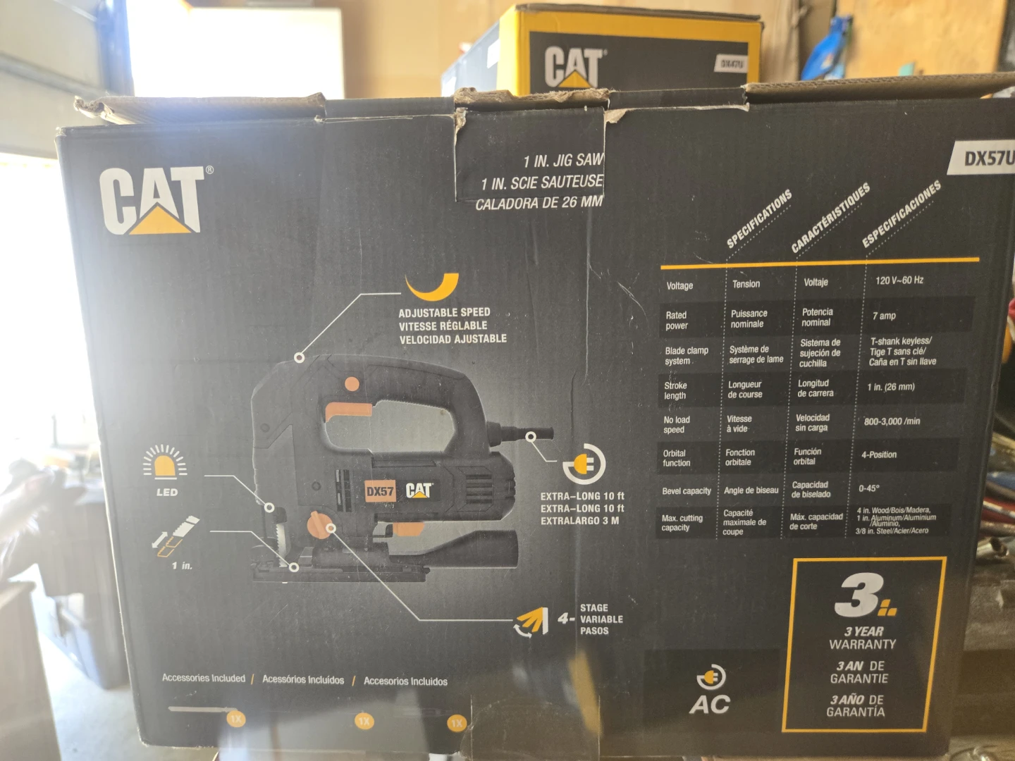 CAT 1 in. Jig Saw DX57U - photo 2