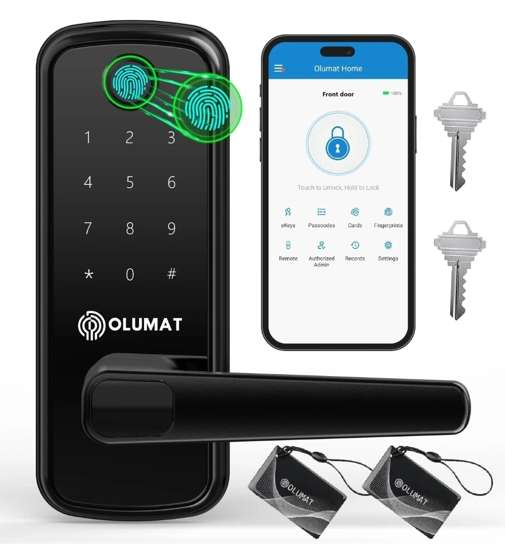 OLUMAT Smart Lock with Keypad and App Control