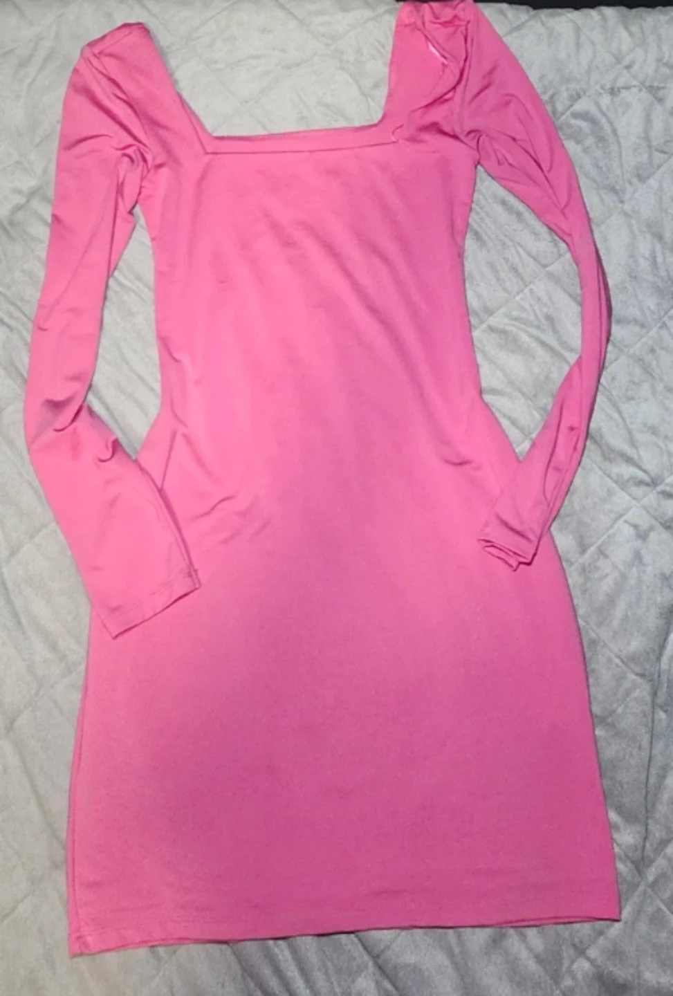 Pink mini dress