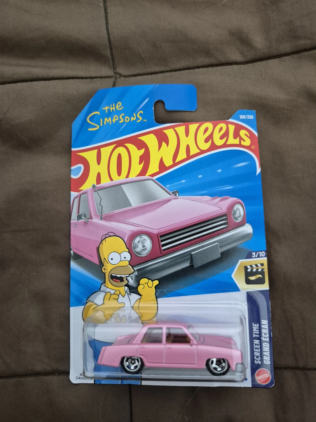 Hot Wheels The Simpsons Screen Time Grand Ecran Car