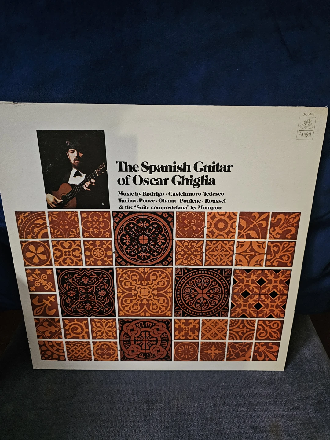 The Spanish Guitar of Oscar Ghiglia - Angel Records Vinyl LP