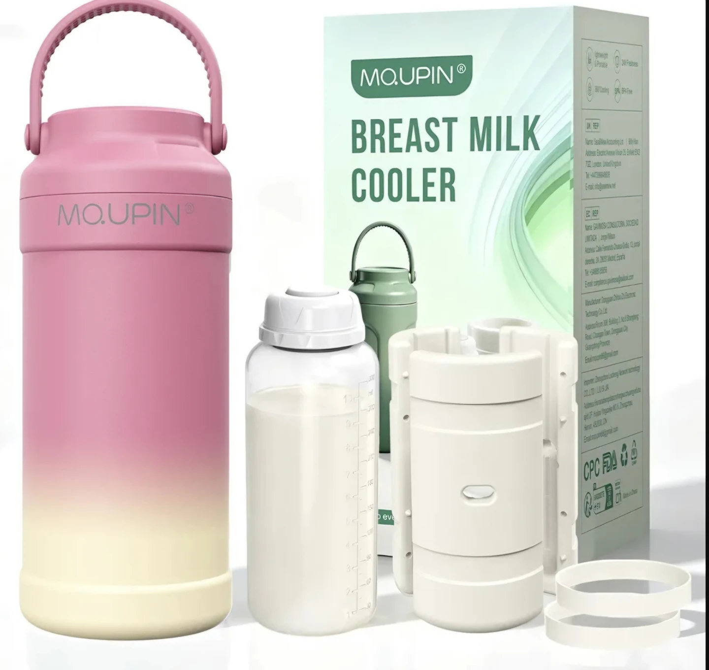 MQUPIN Breast Milk Cooler Green