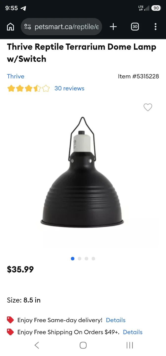Thrive Reptile  Dome Lamp - photo 5