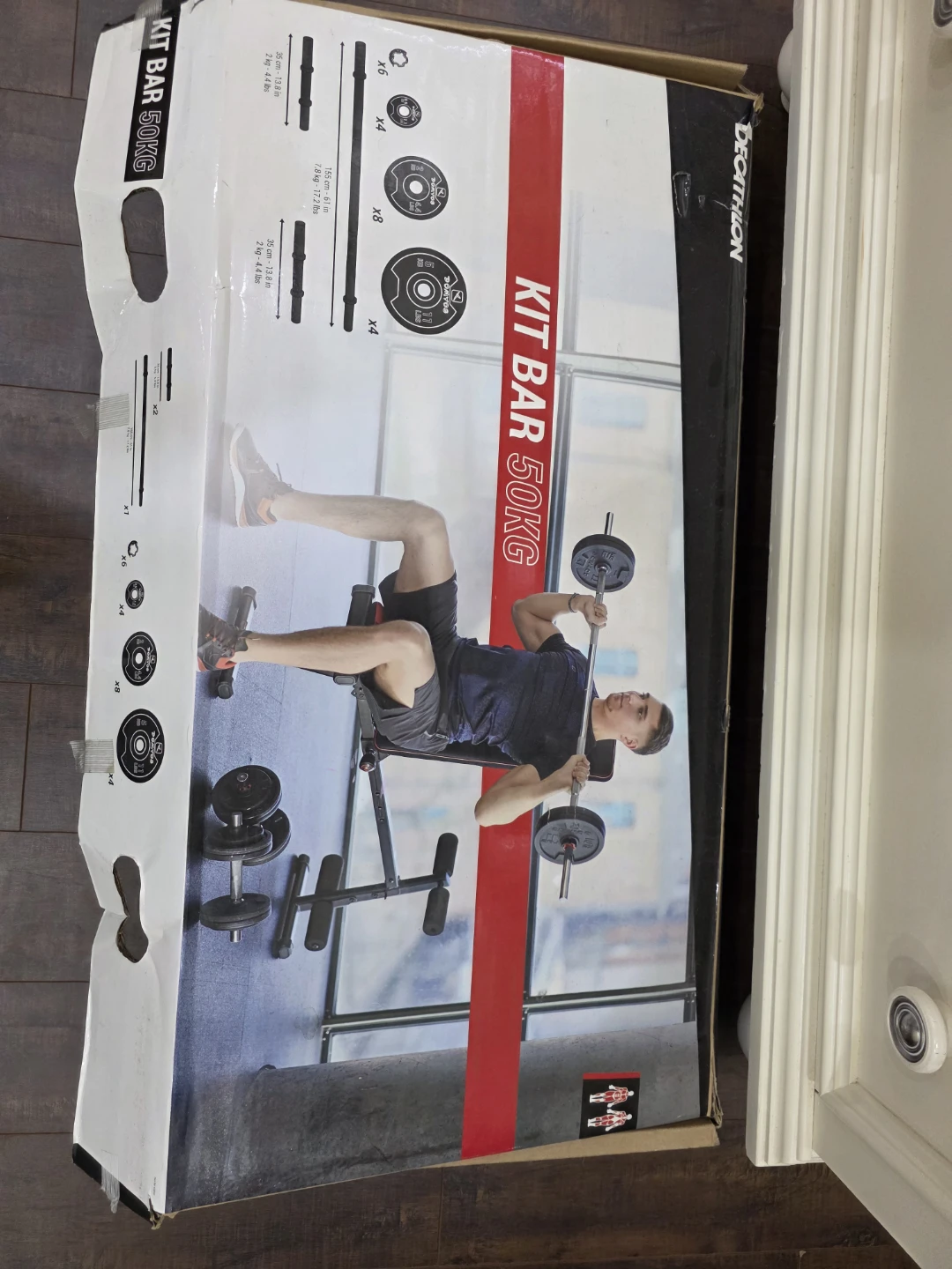 Domyos 50kg Weight Barbell Kit