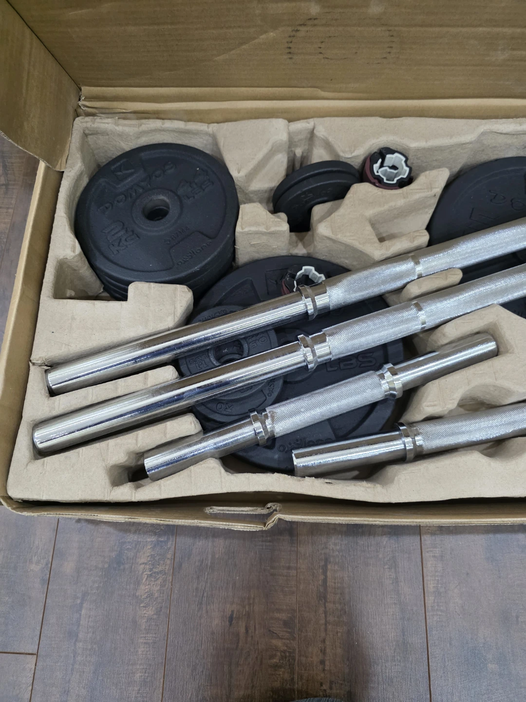 Domyos 50kg Weight Barbell Kit - photo 3