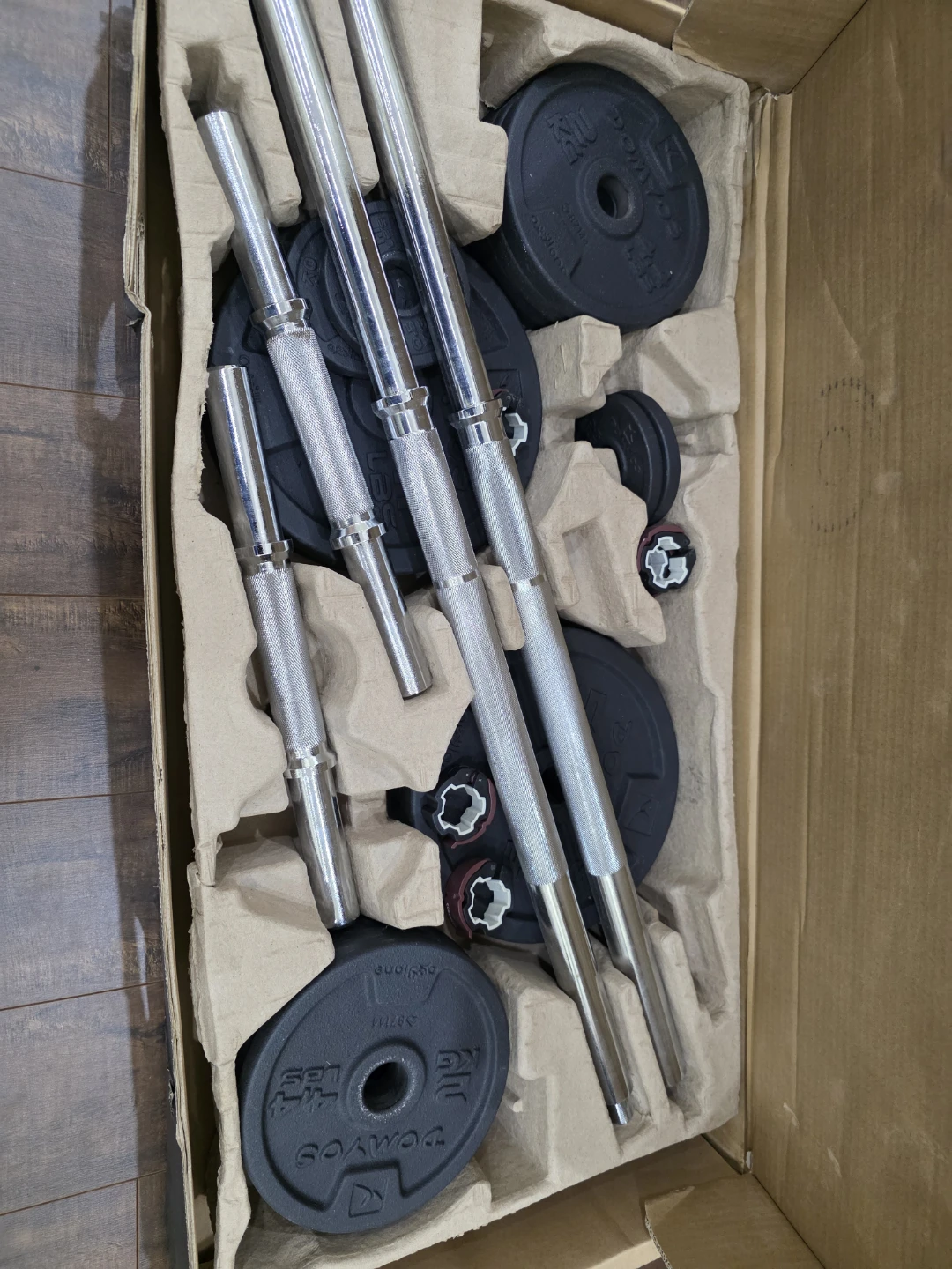Domyos 50kg Weight Barbell Kit - photo 4