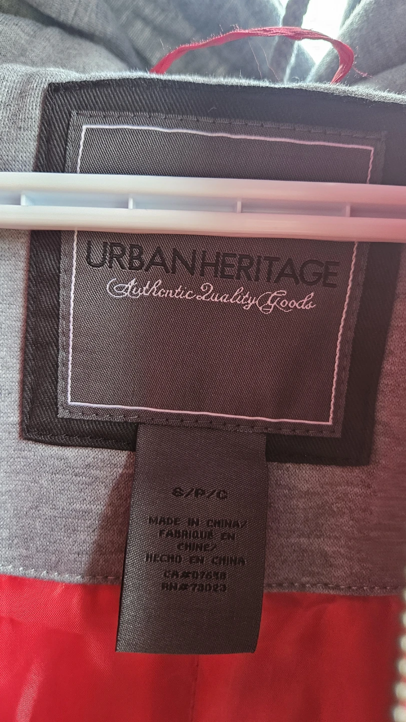 Urban Heritage Letterman Jacket - Red & White - photo 2