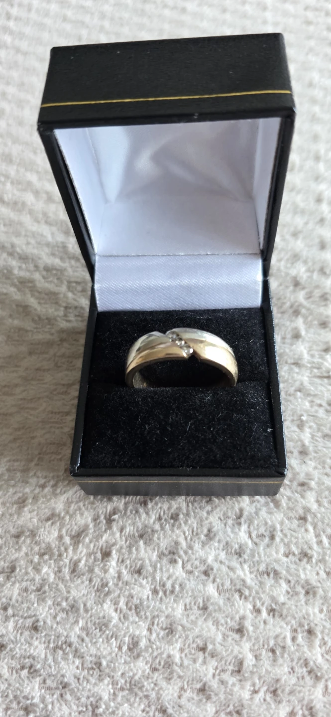 Gold and diamond ring - photo 2
