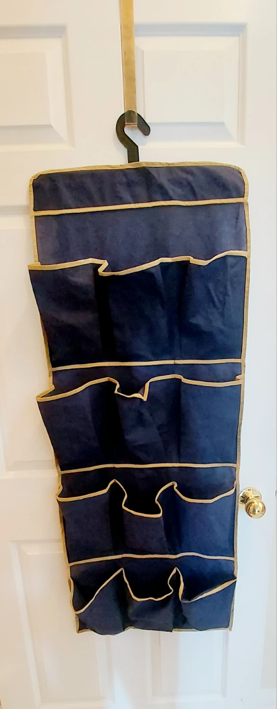 Over-the-Door 12-Pocket Fabric Shoe Organizer Storage