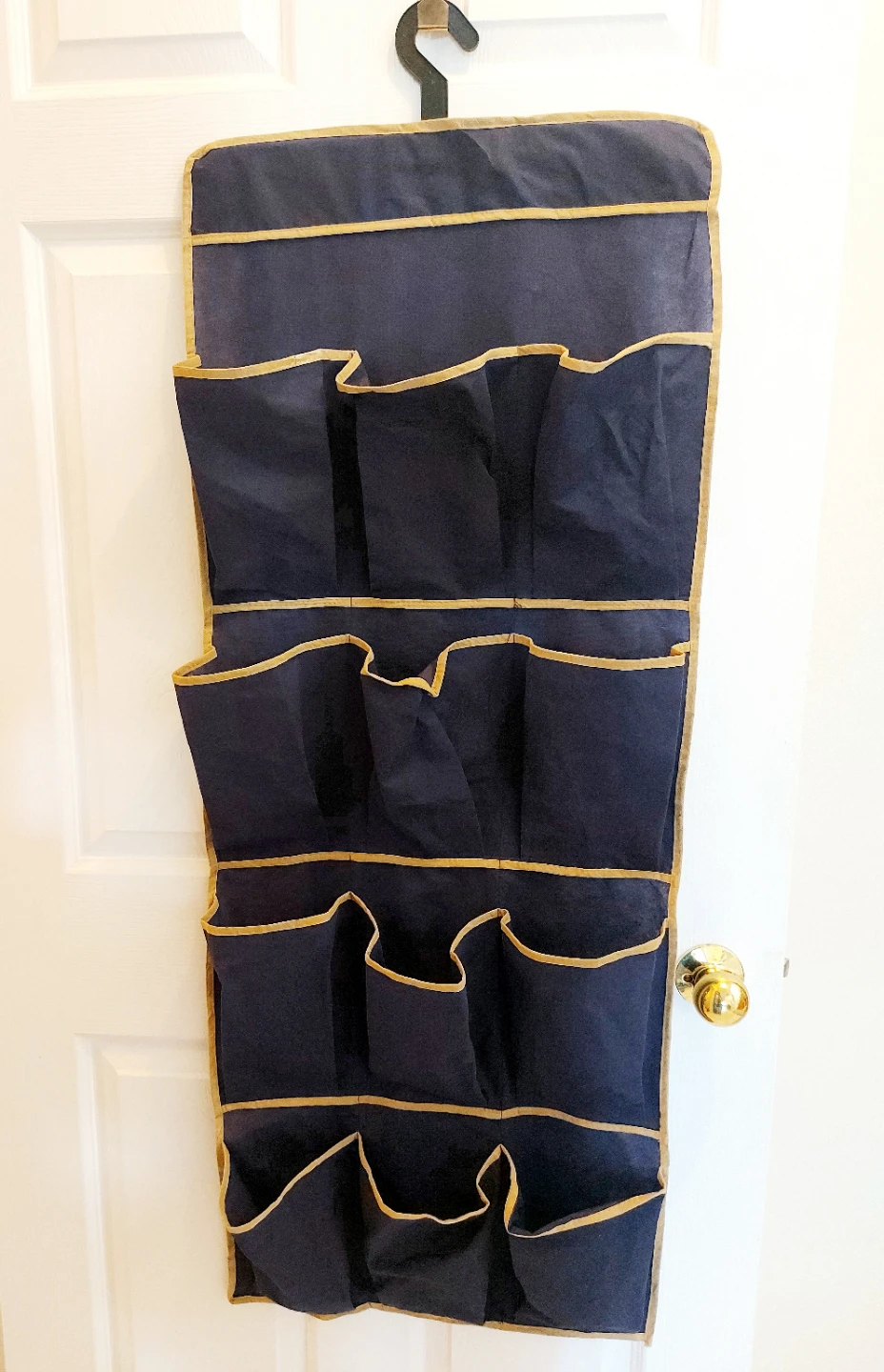 Over-the-Door 12-Pocket Fabric Shoe Organizer Storage - photo 2
