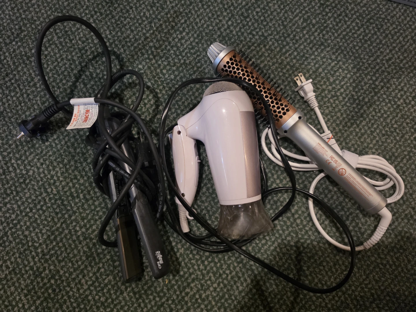 Conair Hair Dryer, Straightener, and Hot Brush Set