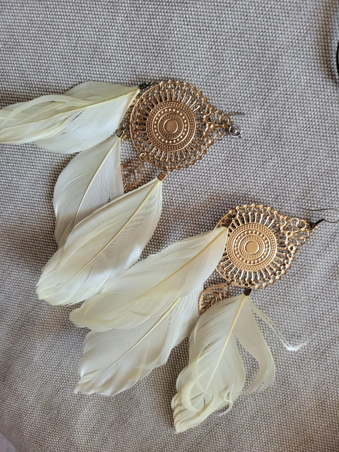 Boho Feather Earrings