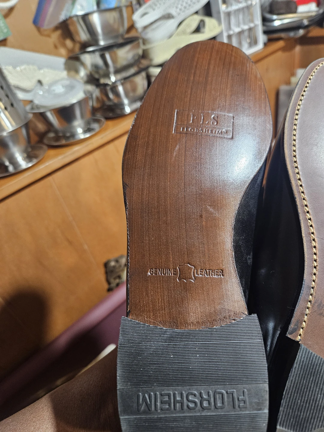 Florsheim Black Leather Loafers - photo 5