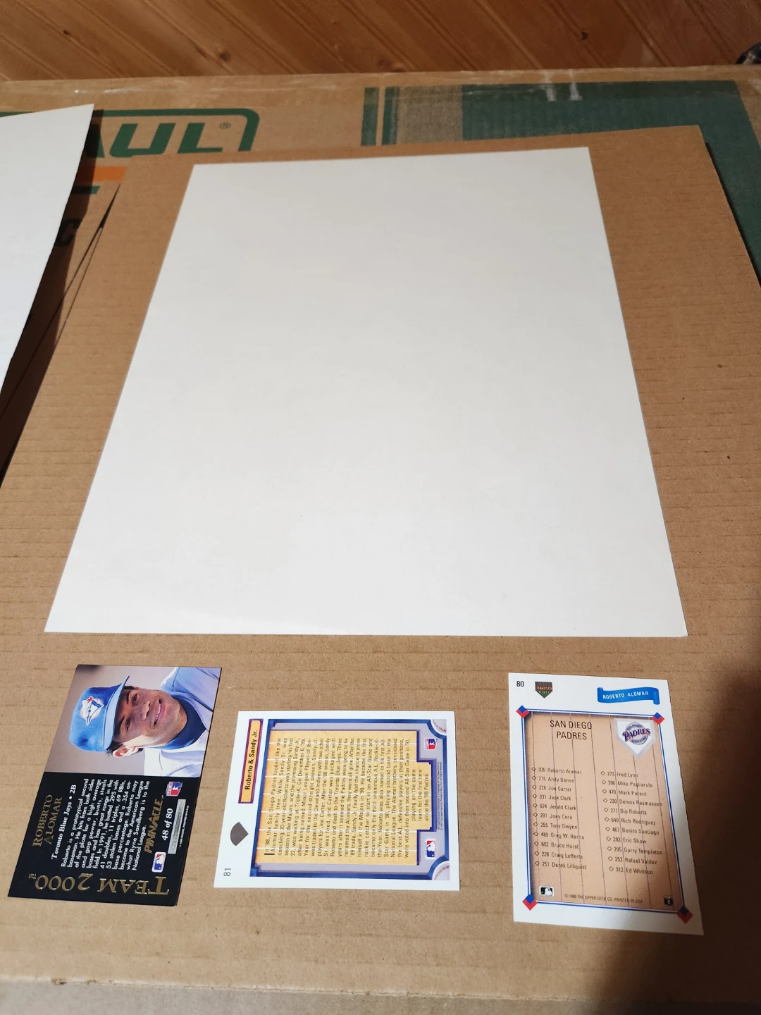 Roberto Alomar Toronto Blue Jays Art Print & Trading Cards - photo 2