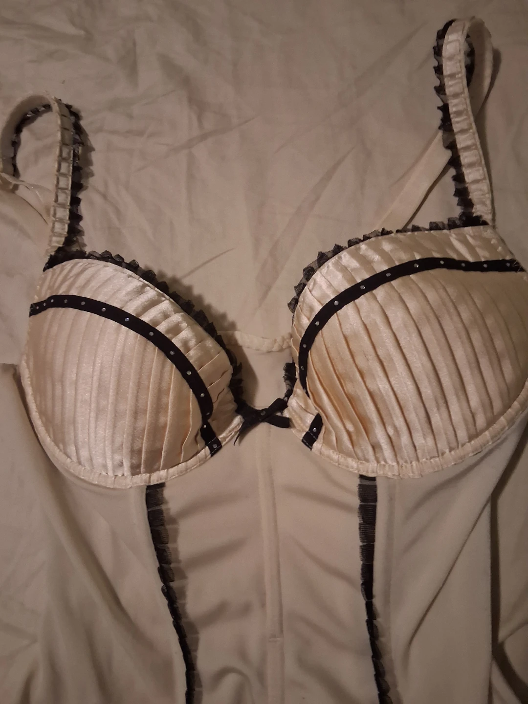 Cream Lingerie Top - photo 2