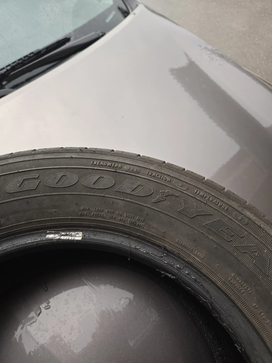 Set of 4 Goodyear All-Season Tires 205/65R16 – Good Tread – - photo 3