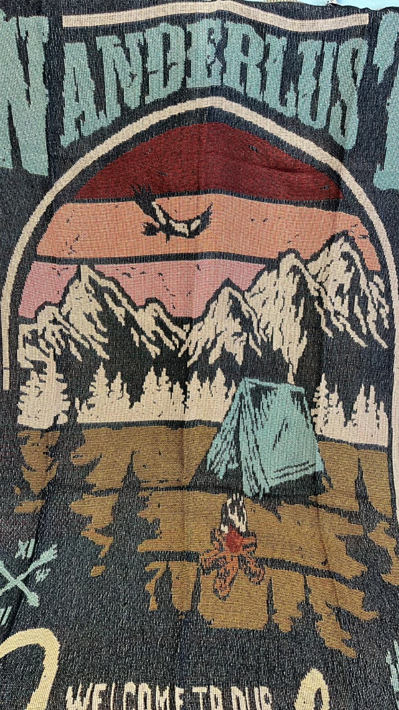 Wanderlust Campfire Woven Blanket - photo 4