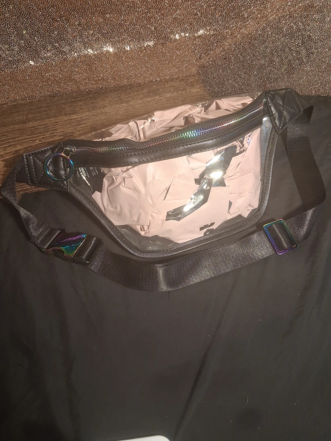 Clear Fanny Pack with Black Trim - photo 2
