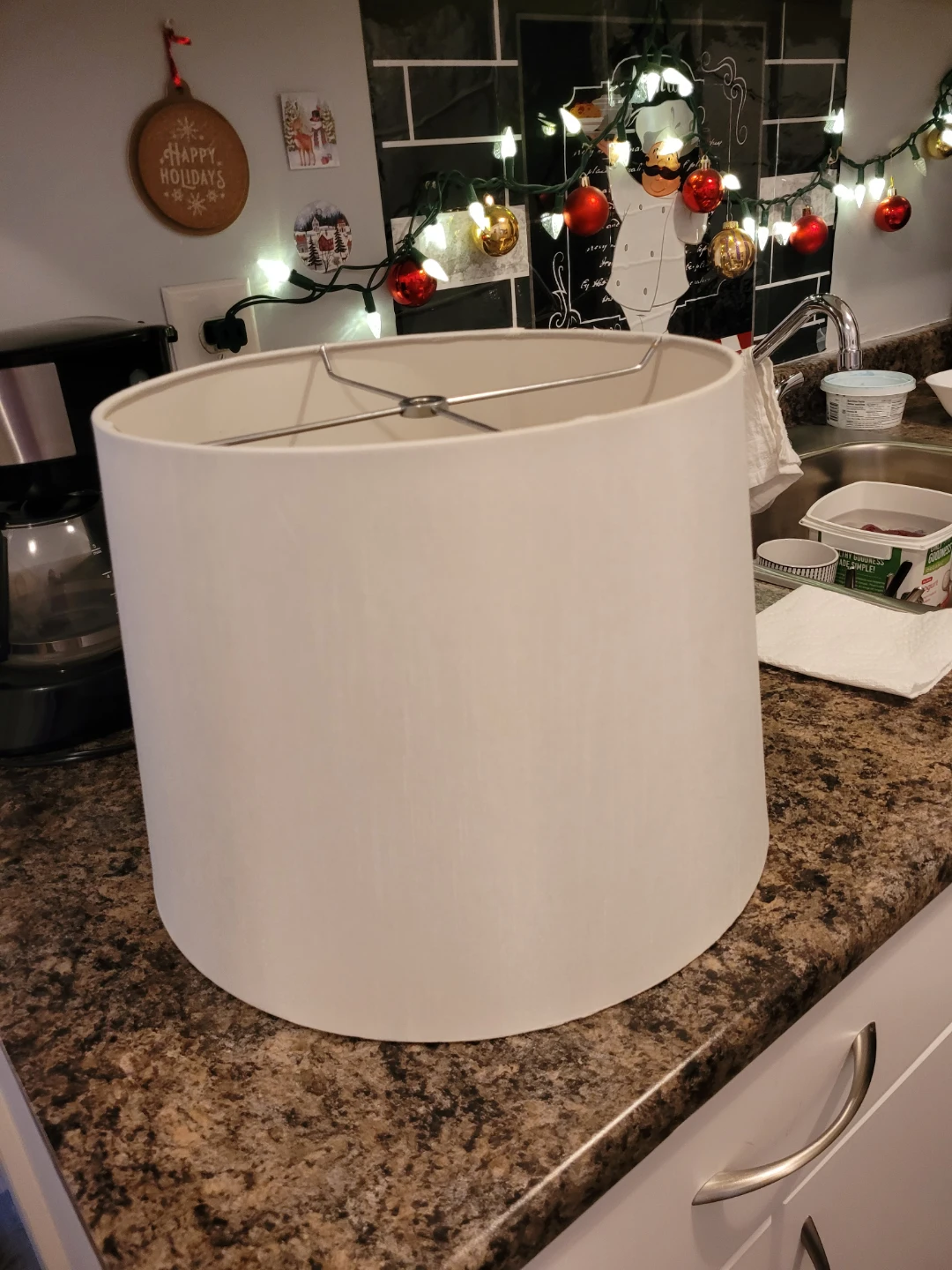 White Lamp Shade $12.00 - photo 2
