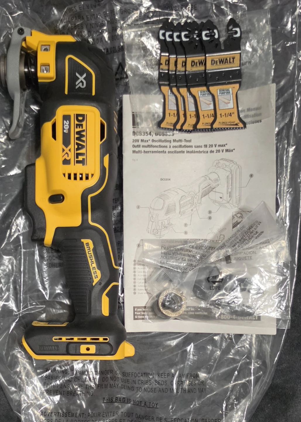 DeWalt 20V MAX Cordless Oscillating Multi-Tool DCS356