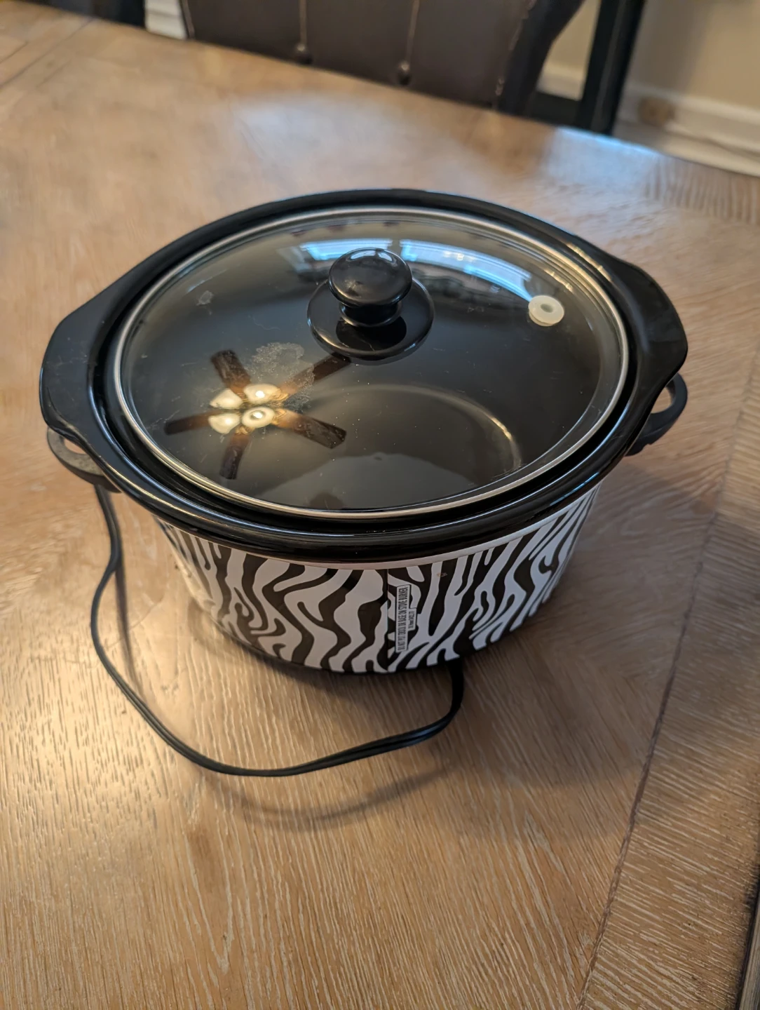 Hamilton Beach Slow Cooker - Zebra Print - photo 2
