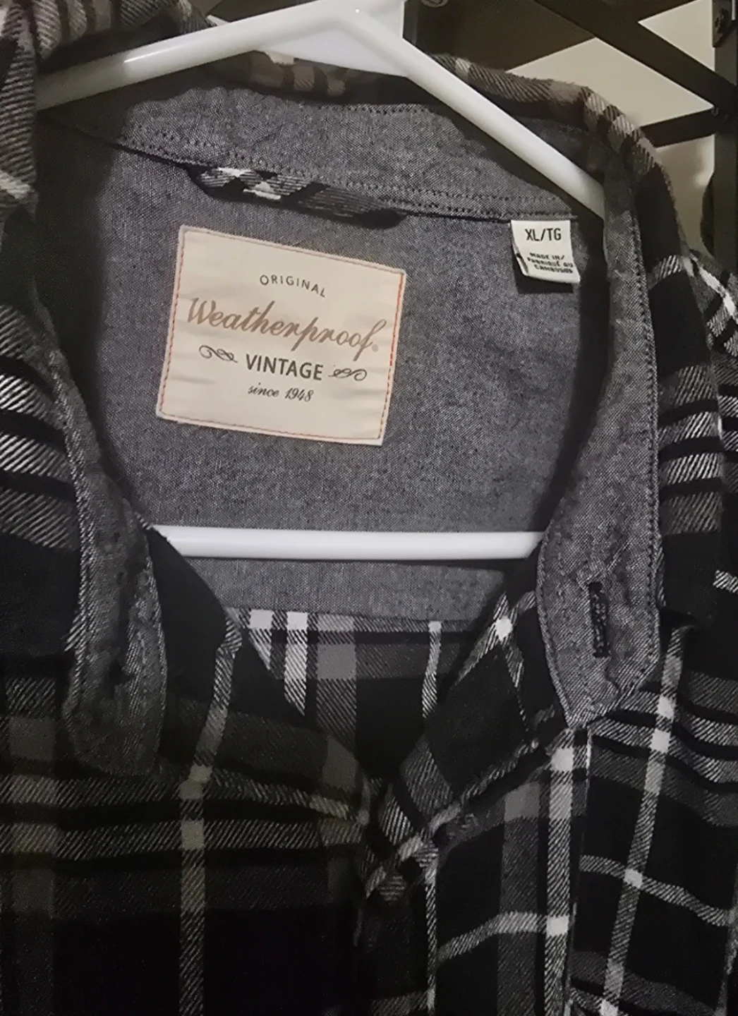Weatherproof Vintage Plaid Flannel Shirt XL - photo 2