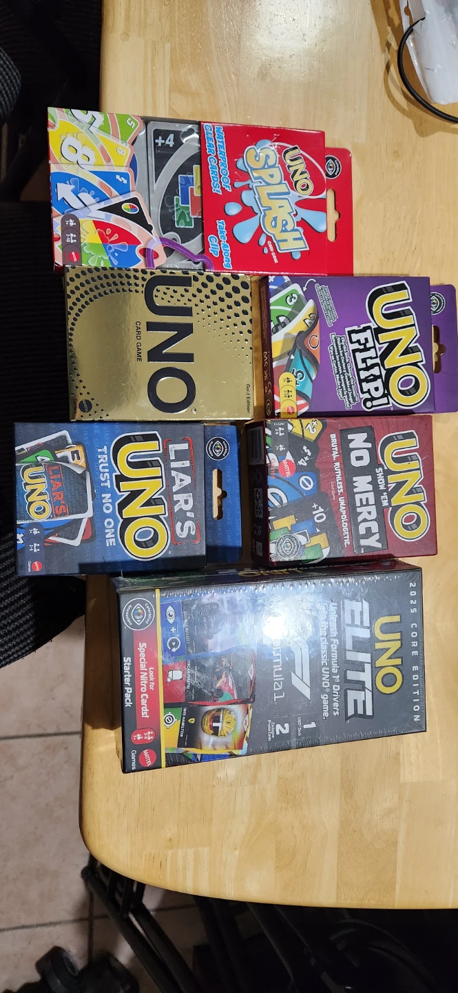 Brand new assorted UNO Card Games