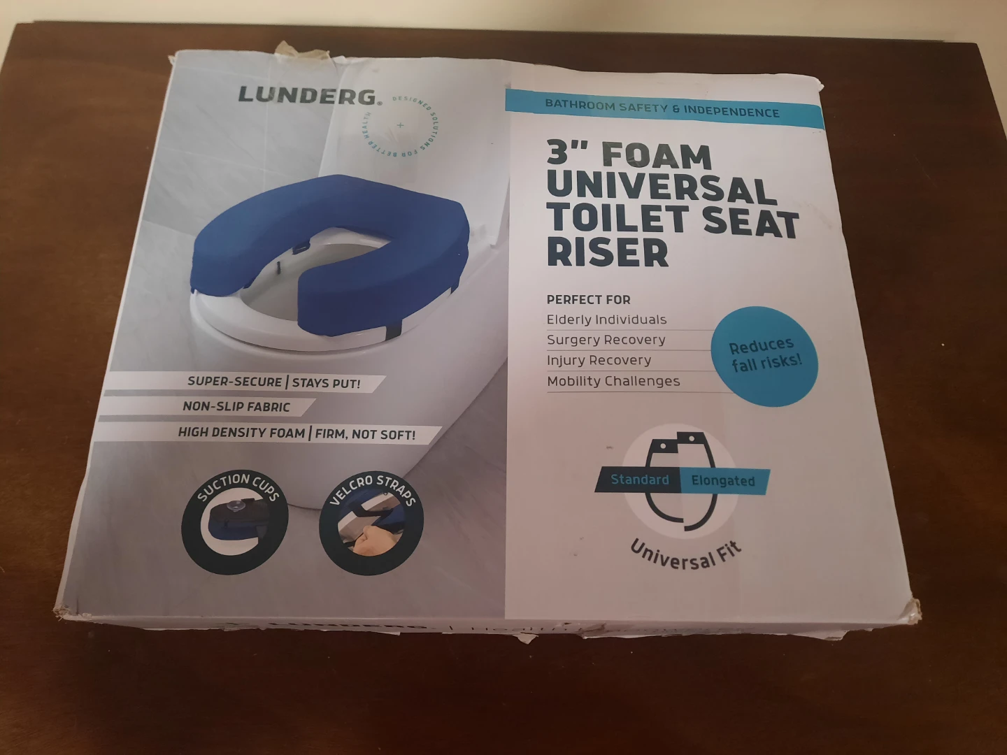 Lunderg 3" Foam Universal Toilet Seat Riser - photo 2