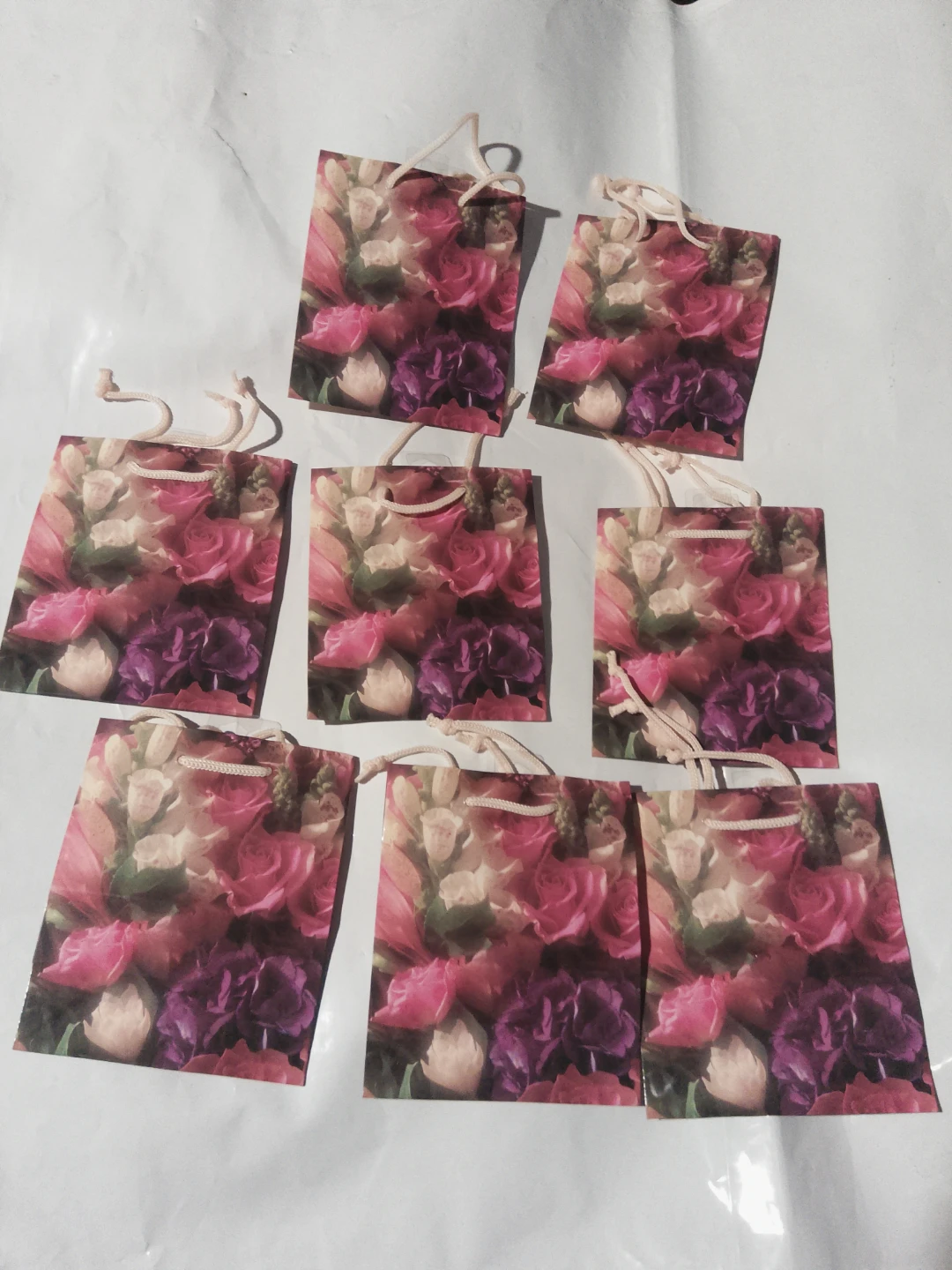 Hallmark Small Gift Bags with Floral Design (7 Pack)